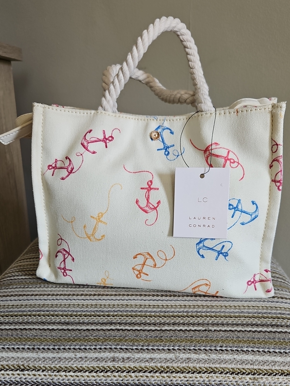 LC Lauren Conrad Canvas Purse